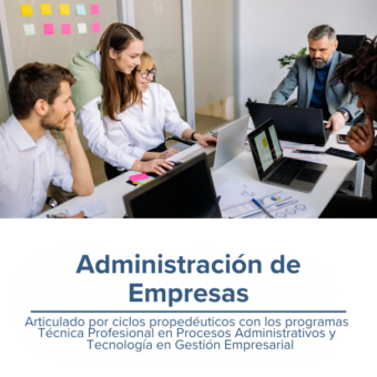 Ir al programa de Administración de Empresas